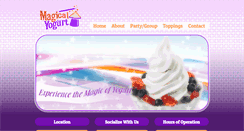 Desktop Screenshot of mymagicalyogurt.com